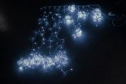 Занавес LED-PL-WF-960-10M-24V-W Светодиодный дождь Водопад белый