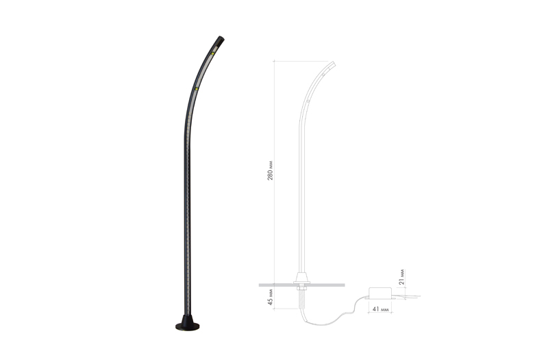 Светильники на струбцине