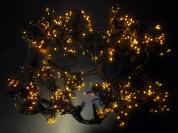 Занавес LED- PL-1920-2*1.5M-240V-Y/BL-T (жёлтые светодиоды/черн пр)