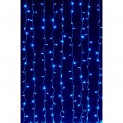 Гирлянда  занавес мерцающая  2×3 м  IP20  синий