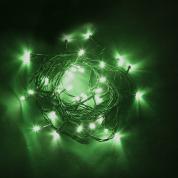 Елочная светодиодная гирлянда CL03 4м IP20  зеленый свет 40 лампочек 230V