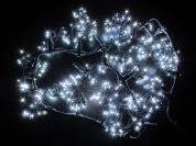 Занавес LED- PL-5720-2*5M-240V-W/BL-T (белые светодиоды/черн пр)