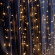 Светодиодная гирлянда Feron CL24 занавес 3*3м + 3м 230V 2700К c питанием от сети