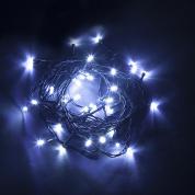 Елочная светодиодная гирлянда CL03  4м IP20 синий свет 40 лампочек 230V