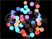 Гирлянда динамическая  Шары d=10mm мульти 10м