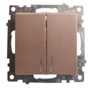 Выключатель STEKKER GLS10-7102-02