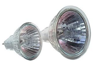 Цветные галогенные лампы;