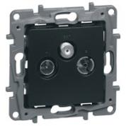 Розетка антенная (TV/ТВ/SAT/FM/R/Радио) Legrand 672656