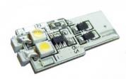 Автолампа ARL-T10-6S Warm White (10-16V, 6 LED 3528) (ANR, Открытый)