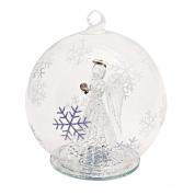 Световая фигура стеклянная 1LED RGB батарейки 3*AG13  д.12 см  IP20, LT051