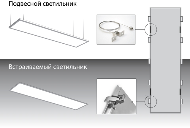 Как установить ультратонкий светодиодный светильник