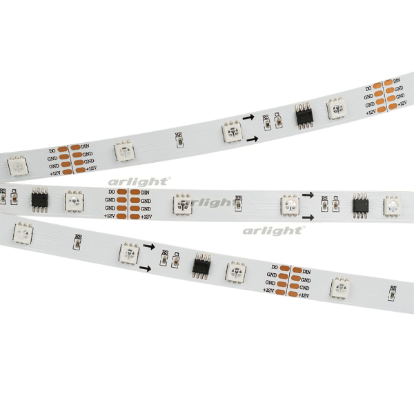 Ленты RGB бегущий огонь SPI-DMX