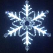 Светодиодная снежинка динамика 72 см  белый 