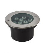 Тротуарный светодиодный светильник круглый UG1609 9W 40° d160*95 IP65