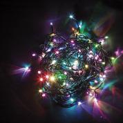 Елочная светодиодная гирлянда CL91 3м IP 44  RGB 210LED-лампочек 230V